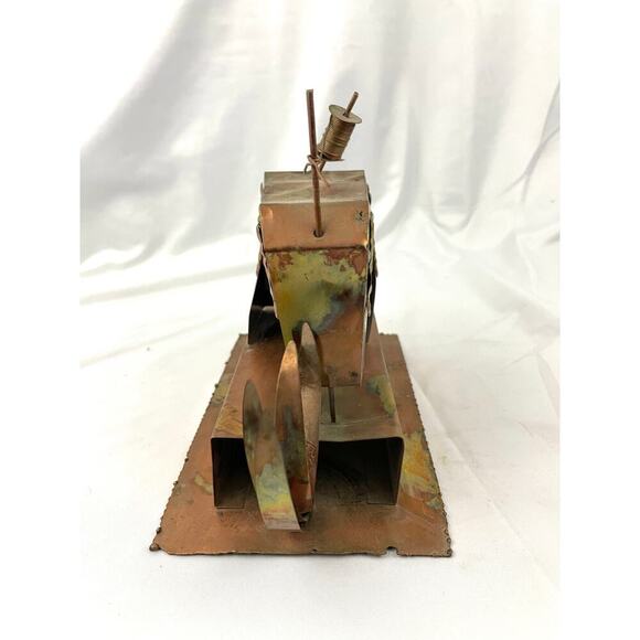 VTG Copper Metal Music Sewing Machine Music Box Made in Hong Kong - Picture 3 of 10